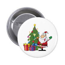 Celebrate Christmas Pinback Buttons