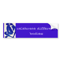 celebrate different bodies bumper stickers by seratops celebrate different bodies bumper stickers