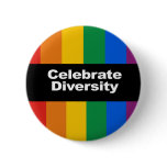 Celebrate Diversity 2 Pinback Buttons
