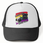 Celebrate Diversity Black and Fawn Pug Hats