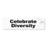 Celebrate Diversity Bumper Sticker