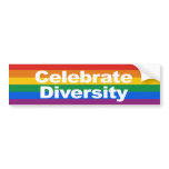 Celebrate Diversity Bumper Sticker