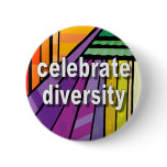 Celebrate Diversity Pinback Button