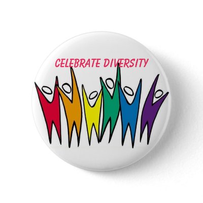 Celebrate Diversity Pins by WanderingWomyn