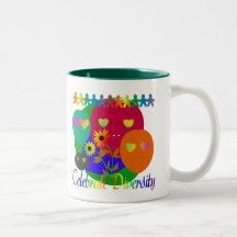 Celebrate Diversity Coffee Mugs