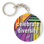 Celebrate Diversity Keychain
