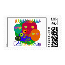Celebrate Diversity postage