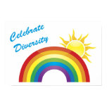 Celebrate Diversity Rainbow and Sun Posters,Prints
