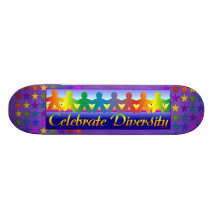 Celebrate Diversity Skateboard