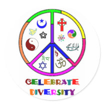 Celebrate Diversity stickers by Koys_Cogitations Celebrate Diversity stickers