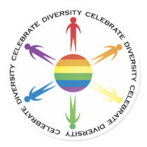 Celebrate Diversity stickers