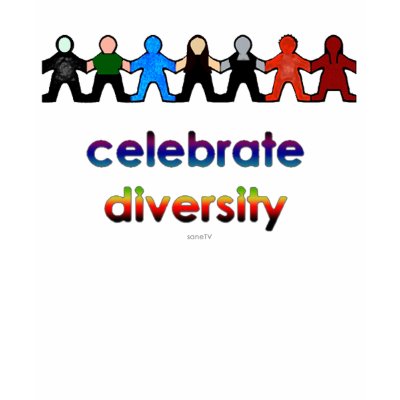 Celebrate Diversity Tshirt by saneTV