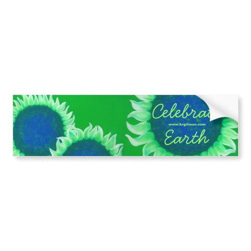 Celebrate Earth Bumper Sticker bumpersticker