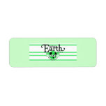 Celebrate Earth Day Custom Return Address Labels