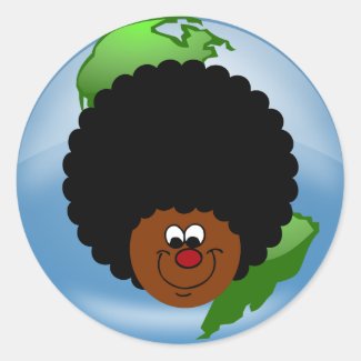 Celebrate Earth Day: Word to Your Mother Earth Round Sticker