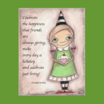 Celebrate Friends - Postcard postcards
