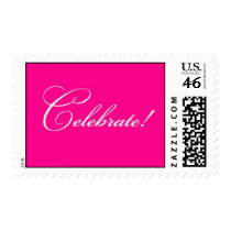 Celebrate - Fuschia stamps