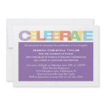 Celebrate Graduation Invitation