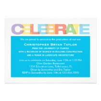 Celebrate Graduation Invitation invitations