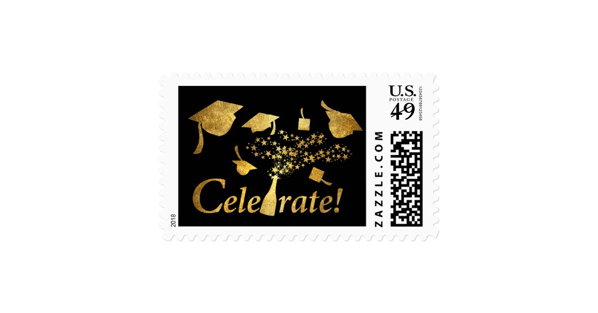 Celebrate Graduation! Postage Stamp Zazzle