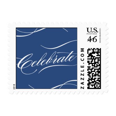 Celebrate in Navy Postage Stamps