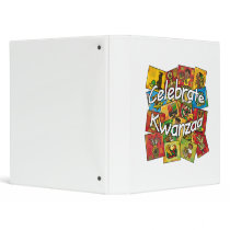 Celebrate Kwanzaa Collage 3 Ring Binder