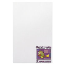 Celebrate Kwanzaa Fruit Customized Stationery