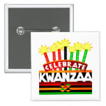 Celebrate Kwanzaa Pinback Button