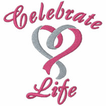 Celebrate Life embroidered shirts