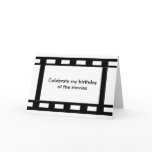 Celebrate My Birthday at the Movies Invitation Card