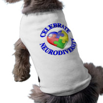 Celebrate Neurodiversity pet clothing by wolfmama Celebrate Neurodiversity pet clothing