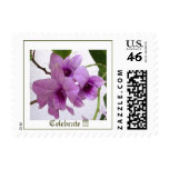 Celebrate !!! Orchid Stamp