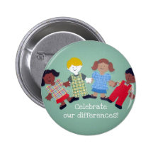 Celebrate Our Differences! Button