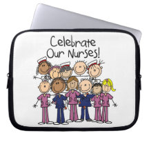 Celebrate Our Nurses Laptop Computer Sleeve