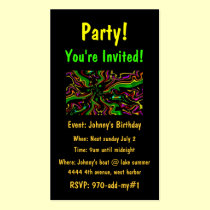 Celebrate Party Invite Cards business cards