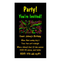 Celebrate Party Invite Cards business cards by birthdaysmiles Celebrate Party Invite Cards business cards