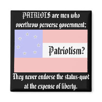 Celebrate Patriotism: 1783 & 1861 Refrigerator Magnet