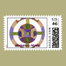 Celebrate Peace Postage Stamps stamps