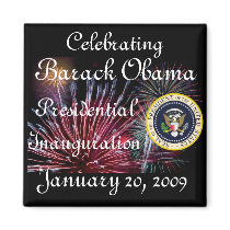 Celebrate President Obama Inauguration magnets by obama_inauguration Celebrate President Obama Inauguration magnets