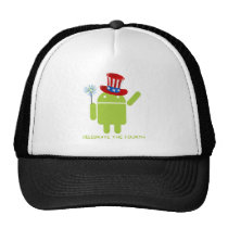 Celebrate The Fourth (Android Bug Droid) Hats