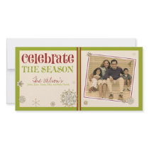 Celebrate the Season Snowflake Holiday :: 03 photo cards