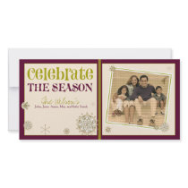 Celebrate the Season Snowflake Holiday :: 05 photo cards