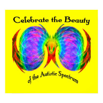 Celebrate the Spectrum Poster posters by autistart Celebrate the Spectrum Poster posters