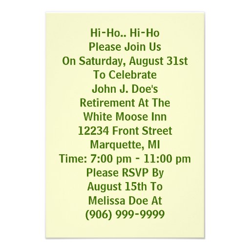 Celebrate w/ Fun Retro Retirement Party Invitation