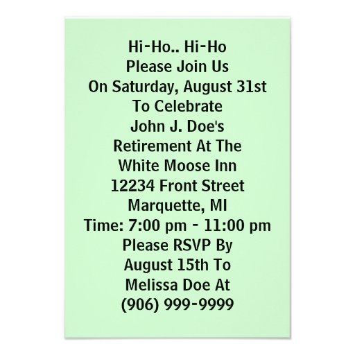 Celebrate w/ Fun Retro Retirement Party Invitation