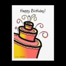 CELEBRATE WITH CAKE! postcards