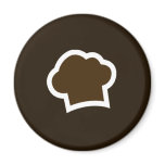 Celebrate With Cake toque-only magnet