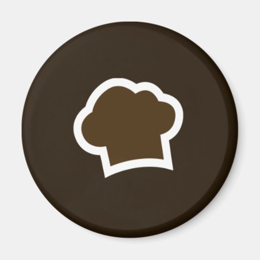 Celebrate With Cake toque-only magnet