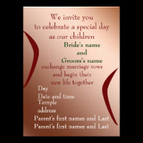 Celebrate with Us invitations