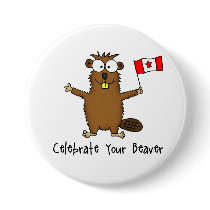 Celebrate Your Beaver Button